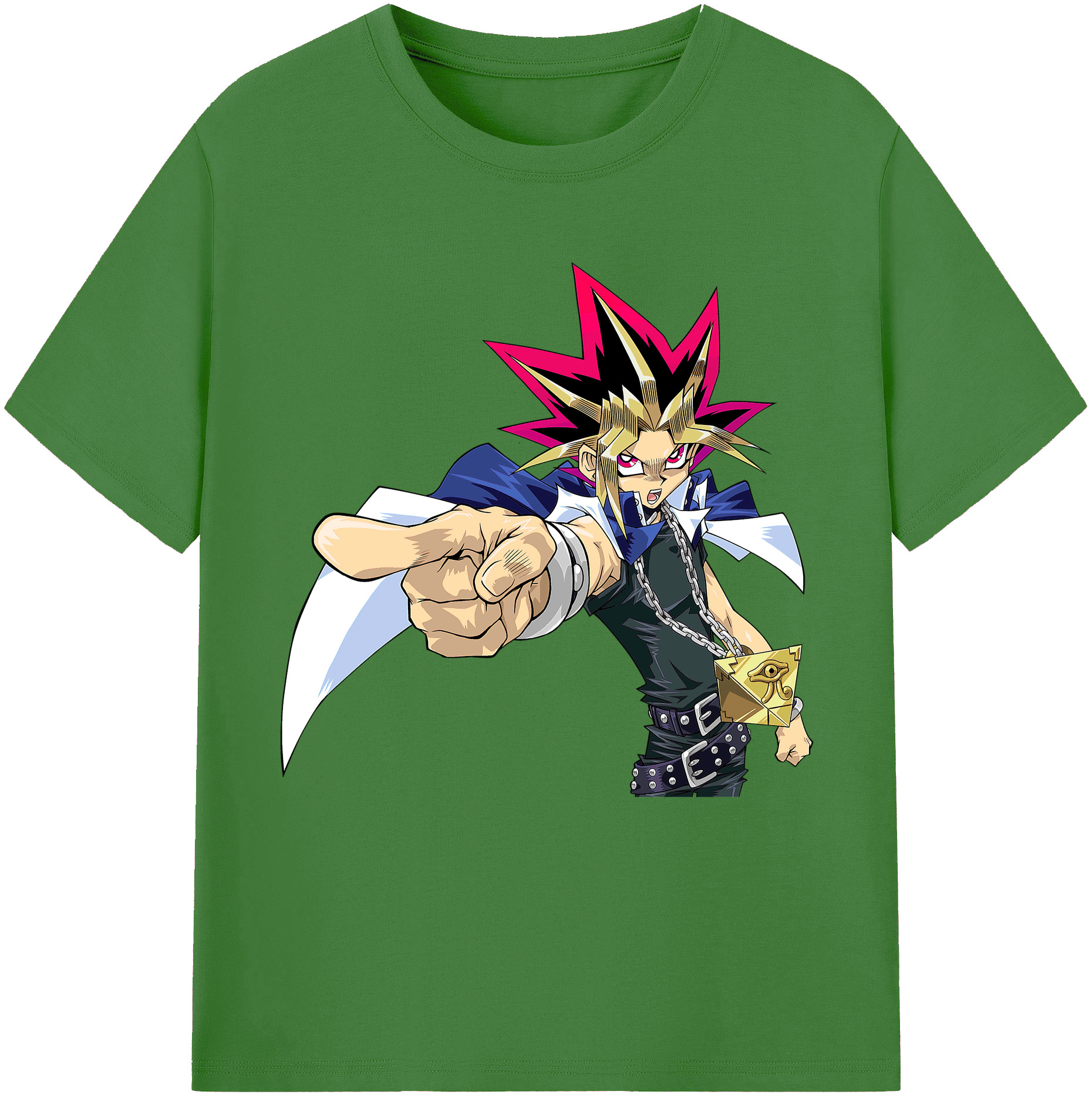 （画像用） 遊☆戯☆王 Yu-Gi-Oh! レディースカジュアルプリントTシャツ（綿100％）